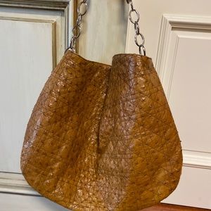 Brown shoulder bag